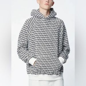 fear of god all over repeat printed pullover hoodie